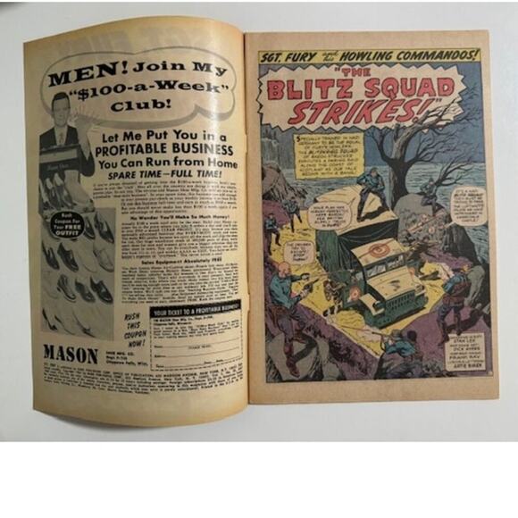 Sgt. Fury #20 Marvel 1965 Silver Age Comic Book- Excellent Condition - Picture 7 of 10